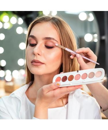 WLLHYF 7Pcs Crystal Handle Makeup Brush Set | Professional Cosmetic Brushes for Foundation Powder Eyeshadows & Blush | Colorful Beauty Tools for Flawless Makeup - Buy Online on GoSupps.com