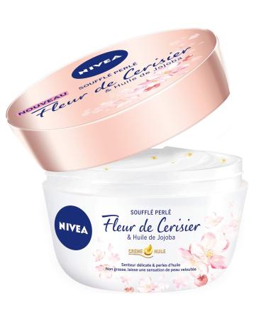 NIVEA Cream Oil Souffl - Cherry Blossom & Jojoba Oil - 200ml (4 Pack) | Luxury Hydration for Soft Skin | Shop Internationally - Buy Online on GoSupps.com