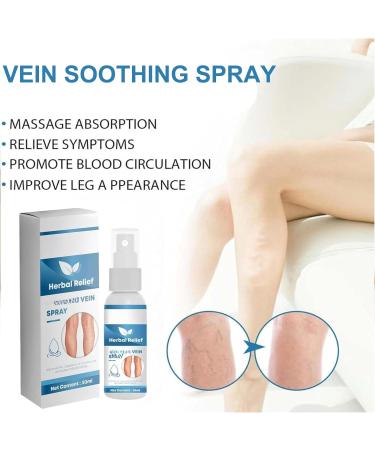 Calf Spray Veins Promoted Blood Circulation Nebulizer 30mlPortable Natural Soothing Vein Protection for Men Women Adults - Buy Online on GoSupps.com