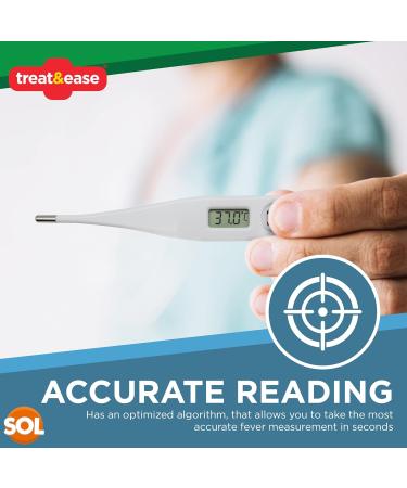 Digital Thermometer for Adults Children & Baby - Medical Oral, Underarm, Body Temperature Thermometer - Termometro Digital - Buy Online on GoSupps.com