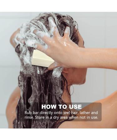 Plastic-Free Solid Shampoo Bar | All Natural Ingredients for Hair Growth & Healthy Scalp - Best for Dry to Normal Hair - Buy Online on GoSupps.com