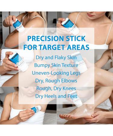 XJBD Glycolic Acid Exfoliating Body Stick with Shea Butter - Solid Body Scrub Stick for Rough Elbows Knees Heels Dry Skin Deep Effective Exfoliation Fragrance Free 75g / 2.65oz Mess-Free - Buy Online on GoSupps.com
