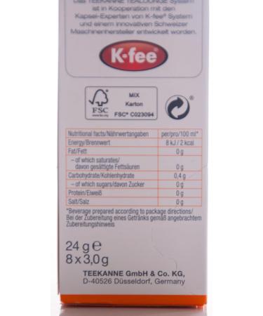  Tealounge Tealounge Pack of 3 boxes of 8 Orange Splash tea capsules No. 822 - Buy Online on GoSupps.com