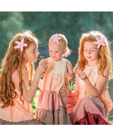 Amabro 6-Piece Sea-themed Hair Clips - Glittering Shell Accessories for Women & Girls - Buy Online on GoSupps.com