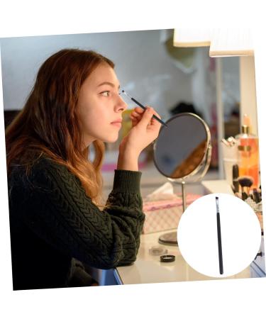Mikinona 12pcs Angled Eyebrow Brush Makeup Brush Beauty Tool Eye Liner Brush Flat Cosmetic Bridegroom - Buy Online on GoSupps.com