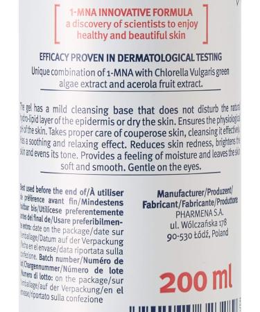 Revium Rosacea Anti-Redness Cleanser Sensitive Face Wash Gel or Coupreose Skin Prone to Erythema with 1-MNA Molecule Chlorella Vulgaris Green Algae Extract Acerola Friut Soap Product 200ml ANTI-REDNESS SENSITIVE FACE WASH GEL - Buy Online on GoSupps.com