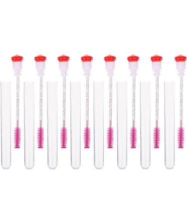 8pcs DIY Lash Wand Tubes Set Mascara Wand Eyelash Empty Diamond Tubes Makeup Accessories - Buy Online on GoSupps.com