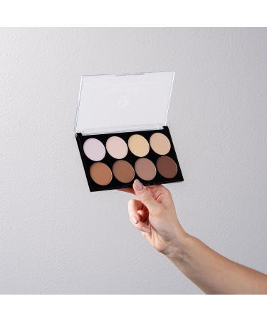 W7 Shape & Glow Highlight & Contour Powder Palette - 8 Shade Professional Face Makeup - Buy Online on GoSupps.com