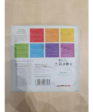 7 Chakra Essential Oil Diffuser Blend Gift Set | Aromafume 10ml | Aromatherapy Oils for Meditation Chakra Balance | Yoga & Reiki Gifts | Perfect Essential Oil Set for Chakra Healing - Buy Online on GoSupps.com