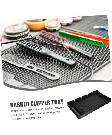 POPETPOP Retro Oil Clipper Storage Box Barber Organizer Razor Holder Hairdressing Tool Holder Barber Mat for Station Barber Station Barber Clipper Holder Trimmer Pc Clippers Work Tray - Buy Online on GoSupps.com