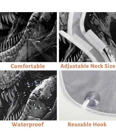 Dinosaur Skeleton Beard Bib Apron - Best Beard Hair Catcher for Men | Perfect Gift for Father's Day Anniversaries & Christmas - Buy Online on GoSupps.com