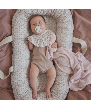 Elodie Details 2 Pack Natural Rubber Pacifiers for Babies 0-6 Months | BPA-Free Powder Pink - Buy Online on GoSupps.com