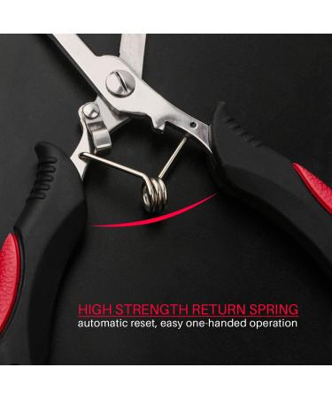 Hikary Long Nose Fishing Pliers - Stainless Steel Hook Remover & Braid Cutter - 8.8inches - Buy Online on GoSupps.com