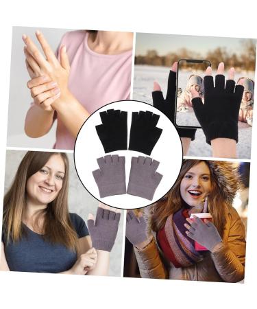 FRCOLOR 2 Pairs of Half Finger Moisture Gloves Thermal Gloves Moisturising Gloves with Fingers Moisturising Gloves Women's Gloves Touchscreen Gloves Cosmetics - Buy Online on GoSupps.com