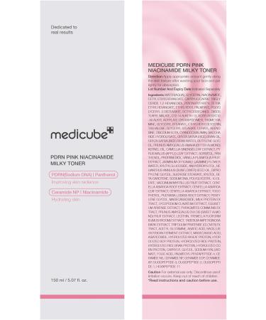 medicube PDRN Pink Niacinamide Milky Toner for Hydrating Moisturizing Soothing Ceramide Peptide Glass Glow Skin Korean Skincare | 150ml 5.07 fl. Oz. Salmon PDRN Milky - Buy Online on GoSupps.com