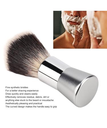Men's Rabbit Brush - Soft Multi-Purpose Nylon Salon Foam Brush with Metal Handle | Perfect Facial Care Tool for Home & Travel - Buy Online on GoSupps.com