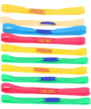 Frameless Slingshot 10PCS Slingshot Toy 18.7in Perimeter Elastic Slingshot Bracelet Plush Fiber 0.8mm Thickness Low Noise Slingshot Bands Random Color - Buy Online on GoSupps.com