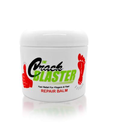 Crack Blaster Repair Balm  Multi-Purpose Dry Skin Balm  Intense Repair Treatment For Cracked Heels  Dry Cracked Hands  Finger and Elbow Treatment  Fragrance-Free Dry Cracked Skin Care