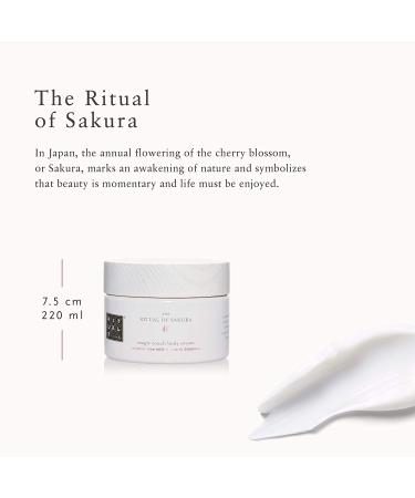 RITUALS Sakura Body Cream - Moisturizing Antioxidant Cream with Cherry Blossom & Rice Milk - 7.4 Fl Oz - Buy Online on GoSupps.com
