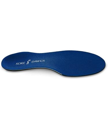 Sore Dawg Expedition Support Insoles - Blue, Medium Size for All-Around Footwear | Men's 7.5-9, Women's 8-10.5 - Buy Online on GoSupps.com