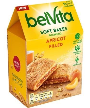 Breakfast Biscuits Bundle With Belvita Soft Bakes Strawberry Filled 250g and Soft Bakes Apricot Filled 250g (2 Pack) - Buy Online on GoSupps.com