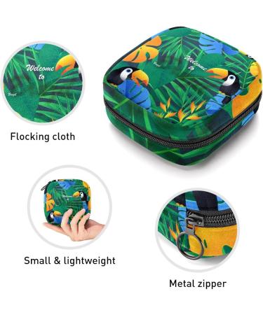 Women's Bonds Storage Pockets Still Pad Halter Tropic Portable Period Kit Bag - Stylish & Functional Feminine Product Bag for Girls - Buy Online on GoSupps.com