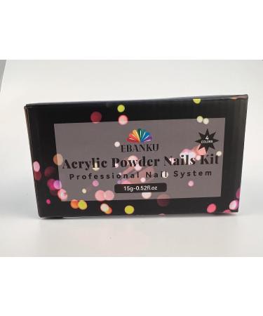 EBANKU Professional Acrylic Powder Set - 24 Colors for Nail Extension & Carving | Long-Lasting, No Lamp Needed - Buy Online on GoSupps.com