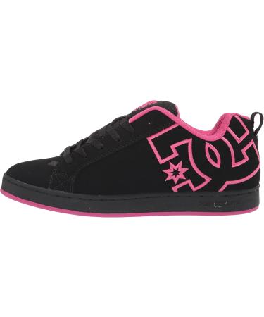 Buy DC Women's Court Graffik Skate Shoe 41 EU - Black Pink | International Shipping Available - Buy Online on GoSupps.com