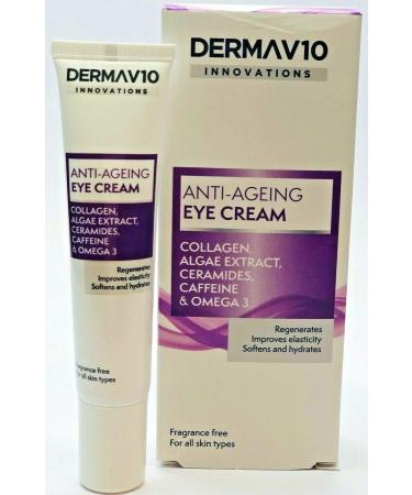 Derma V10 Innovations Anti Ageing Eye Cream 15 ml