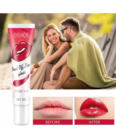  JPSDOWS Peel-Off Lip Tint | Moisturize Peel-Off Lip Glaze Matte Lip Gloss | Long-lasting lip gloss for women and girls. Peel off the colorful sexy matte colors. - Buy Online on GoSupps.com
