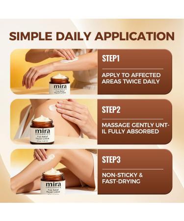 KUNLEN 2Pack Mira Pain Relief & Repair Lotion Nerve Relief Cream for Hands Wrists & Body Non-Greasy Formula with Arnica Magnesium & Botanical Extracts 3.38 fl oz - Buy Online on GoSupps.com