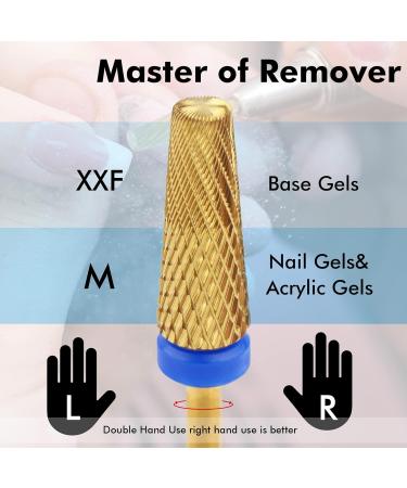 QUNZHAO 5 IN1 Nail Bits for Drill (Medium-M Gold) - Buy Online on GoSupps.com