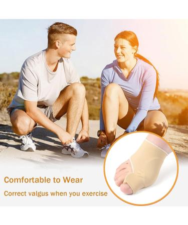 GLQSLQ Hallux Valgus Correction - Bunion Corrector & Toe Spreader Socks for Women | Silicone Pads & Hammer Toe Protection - Buy Online on GoSupps.com