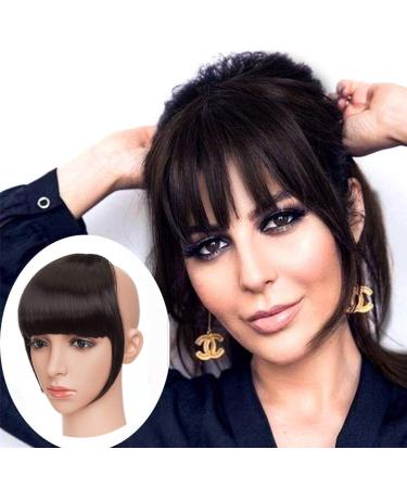 Clip in extensions pony hair part natural hair extension 1 piece 2 clips smooth synthetic hair like real hair for women natural black