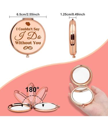 Bridesmaid Thank You Gift - Makeup Mirror for Maid of Honor, Sister, or Friend | Bridal Shower & Engagement Present - Buy Online on GoSupps.com