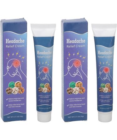 Migraine Relief Cream - Herbal Extracts for Headache, Stress, and Muscle Relaxation - Travel Size for Adults - Buy Online on GoSupps.com