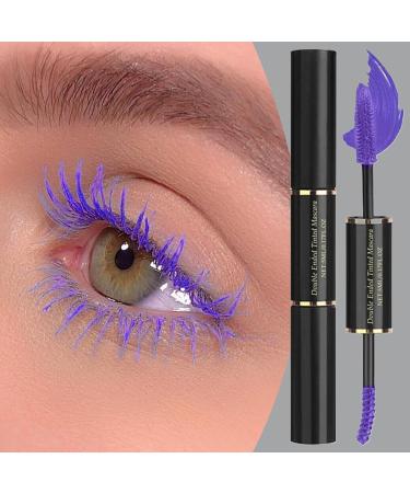 Yabauuop Mascara Waterproof Long Lasting Mascara Waterproof Long Lasting Curly Darkening Thickening Longlasting For Romantic Evening Travel Party Night Out Halloween With Purple - Buy Online on GoSupps.com