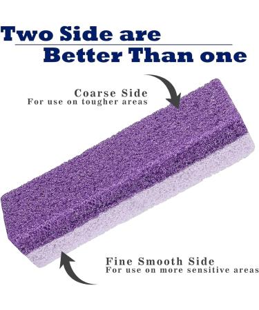 6 Pcs Pumice Stone for Feet Double Sided Foot Scrub Feet Hard Skin Callus Remover Scrubber Ideal for Smooth Heels Exfoliating Dead Skin Suitable for Home and Beauty Salons(Purple) - Buy Online on GoSupps.com
