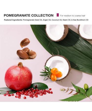 MOP Pomegranate Nourishing Oil - 1.7 Fl Oz | Lightweight Shine Heat Protectant & Serum for Dry Hair Reduces Frizz - All Hair Types - Buy Online on GoSupps.com