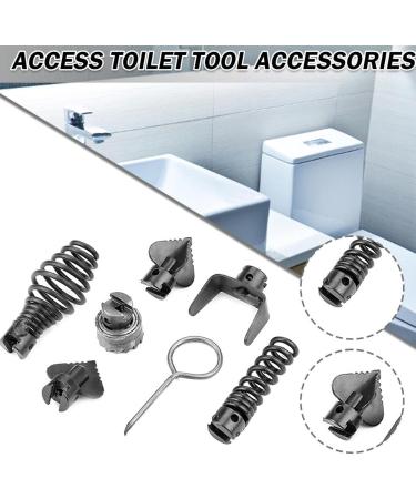 Drain Cleaner Combination Cutter Head Set | Steel Cutting Head Set Combination Drain Cleaner Tool - Cutter Head Drain Cleaner Complete and Sturdy for Living Room Kitchen Hotels Skoulazeo - Buy Online on GoSupps.com