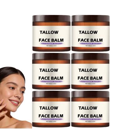 XUSHAOLUN Set of 6 face creams with raw honey and cattle tallow for grazing animals face cream with honey balm and sebum skin care cream natural sebum moisturizing