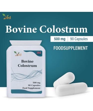 Bovine Colostrum Supplement | Support Immune System & Muscle Growth | Skeleton Strength Regeneration | 500mg x 180 Capsules - Buy Online on GoSupps.com
