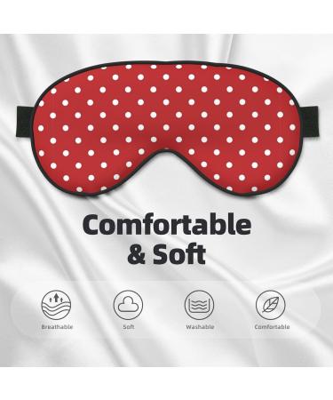 SSIMOO Big White Dot Sleep Mask | Adjustable Breathable & Fashionable Eye Mask for Ultimate Comfort | International Shipping - Buy Online on GoSupps.com