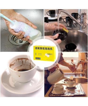 Water Bottle Tablets Cleaning All Purpose Cleaner Tablets - Tea Stain Remover with Oxygen Factor and Extended Service Life Tumbler Cleaner Tablets for Travel - Buy Online on GoSupps.com