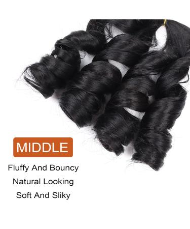 French Curly Braiding Hair 14 Inch - 8 Packs Pre Stretched for Box Braids | Bouncy Loose Wavy Spiral Curls | French Curl Crochet Braids - Extensions - Buy Online on GoSupps.com