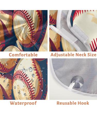 Premium Athletic Baseball Beard Bib Apron - Men's Beard Hair Catcher | Perfect Gift for Father's Day Anniversaries & Christmas - Includes 2 Suction Cups - Buy Online on GoSupps.com