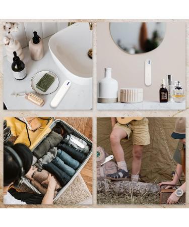 Sanpintech Portable Toothbrush Covers & Travel Bag with UV Disinfectant Ideal for Home & Travel (White) - Buy Online on GoSupps.com