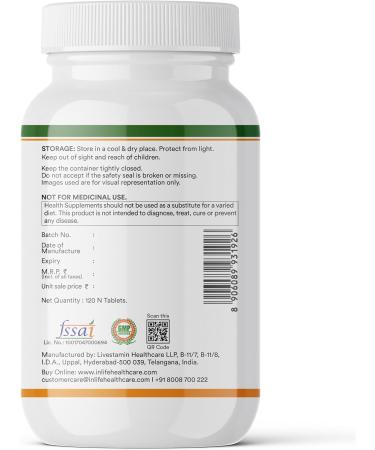 INLIFE Calcium Magnesium Zinc Vitamin D K2 Folic Acid & B12 Vegetarian Tablets Bone & Joint Support Supplement | Calcium Supplement for Women Men - 120 Tablets (Pack of 1) - Buy Online on GoSupps.com