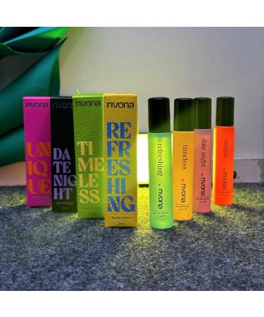 Riv'ona Versatile Floral Perfume Gift Set For Men & Women | Fragrances Perfume Set | Long Lasting Eau De Parfum Fragrance | Pack Of 4 X 15Ml | 60ml (2.02 Fl Oz) - Buy Online on GoSupps.com