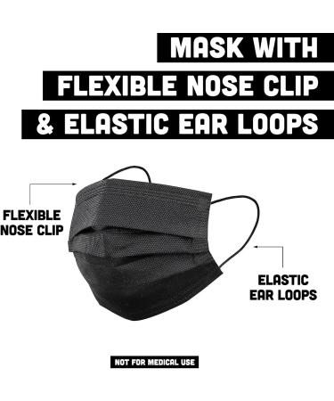 Tabbies Tube Mask Holder - Black | 2 Pack - Optimal Comfort & Fit for Masks - International Shipping Available - Buy Online on GoSupps.com